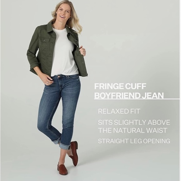 Wmn’s Cropped Lee Riders Capri Jeans - Picture 15 of 16